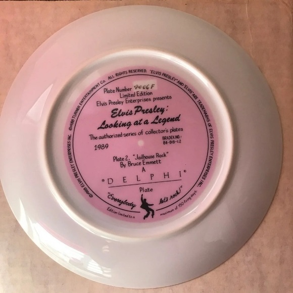 Elvis Presley Delphi Plate - Picture 2 of 4